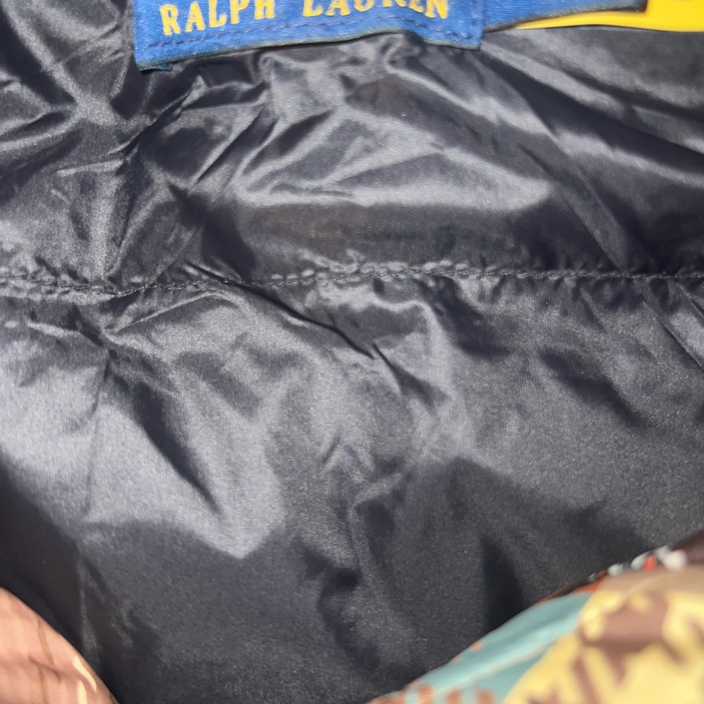 POLO RALPH LAUREN Patchwork Duck Down Puffer JACKET Sze XXL excellent condition - Picture 4 of 5